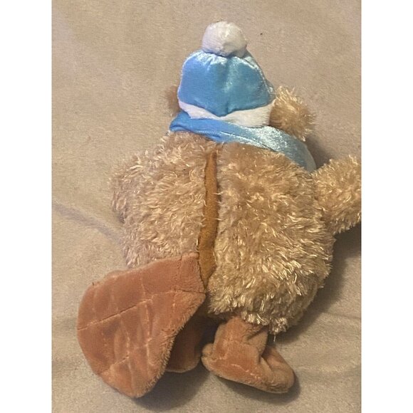 Beaver Plush Sings My Two Front Teeth Song Feet Move 8.5 Inch - Picture 4 of 8